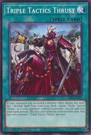 Triple Tactics Thrust (Common) (L26D-ENS23) - Legendary Modern Decks 2026 1st Edition