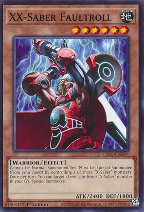 XX-Saber Faultroll (Common) (L26D-ENX04) - Legendary Modern Decks 2026 1st Edition
