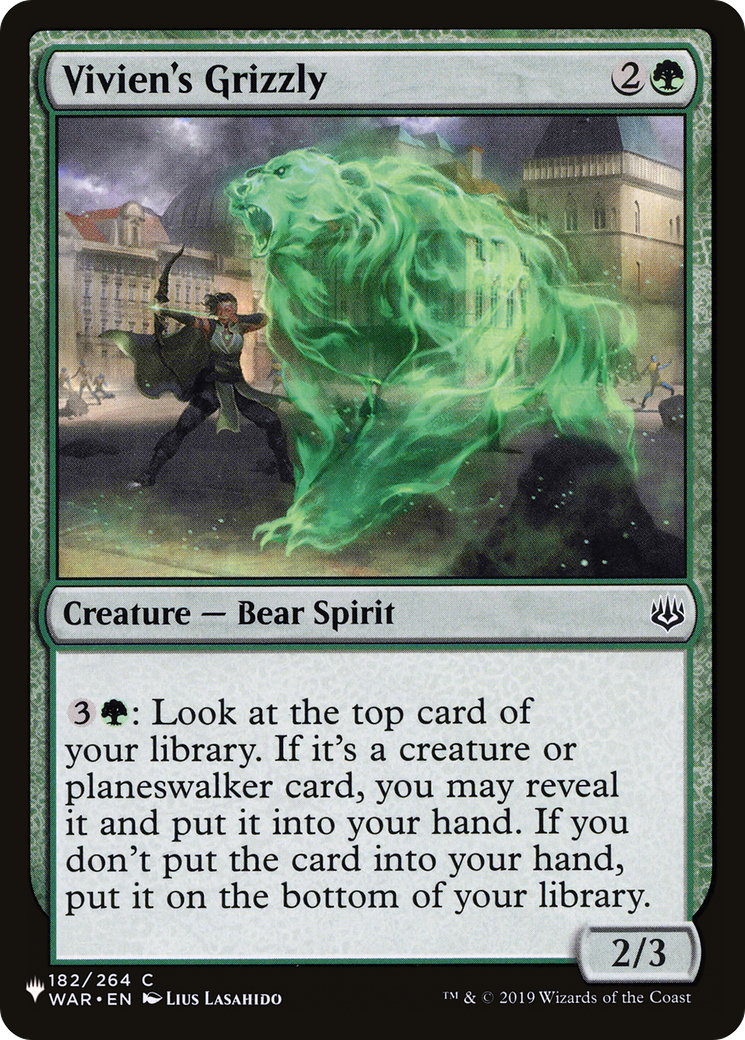 Vivien's Grizzly (LIST-182/264) [The List]