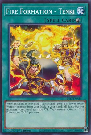 Fire Formation - Tenki (Common) (L26D-ENX18) - Legendary Modern Decks 2026 1st Edition