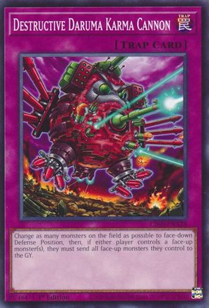 Destructive Daruma Karma Cannon (Common) (L26D-ENX28) - Legendary Modern Decks 2026 1st Edition