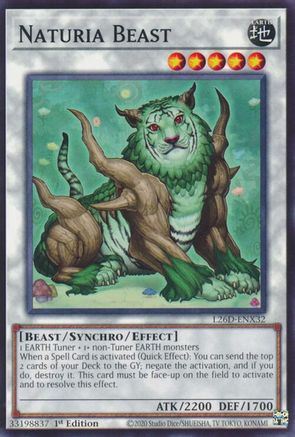 Naturia Beast (Common) (L26D-ENX32) - Legendary Modern Decks 2026 1st Edition