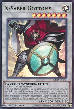 X-Saber Gottoms (Ultra Rare) (L26D-ENX43) - Legendary Modern Decks 2026 1st Edition