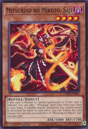 Mitsurugi no Mikoto, Saji (Common) (L26D-ENM05) - Legendary Modern Decks 2026 1st Edition