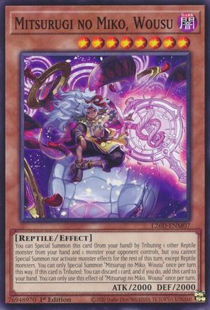 Mitsurugi no Miko, Wousu (Common) (L26D-ENM07) - Legendary Modern Decks 2026 1st Edition