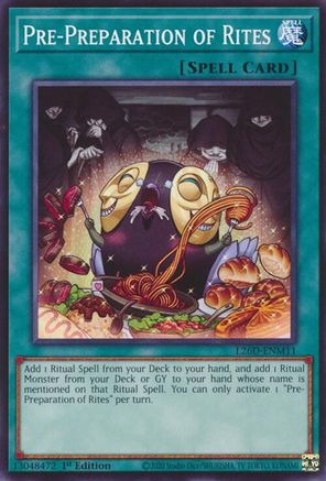 Pre-Preparation of Rites (Common) (L26D-ENM11) - Legendary Modern Decks 2026 1st Edition