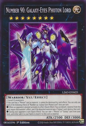 Number 90: Galaxy-Eyes Photon Lord (Common) (L26D-ENM25) - Legendary Modern Decks 2026 1st Edition