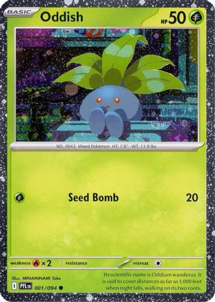 Oddish (Cosmos Holo) (001/094) [Miscellaneous Cards & Products] Holofoil - Common