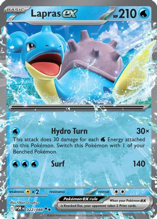 Lapras ex (022/088) [ME03 Perfect Order] Holofoil - Double Rare