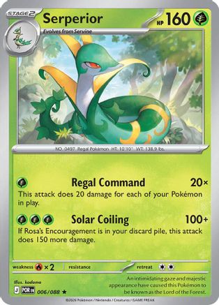 Serperior (006/088) [ME03 Perfect Order] Holofoil - Rare