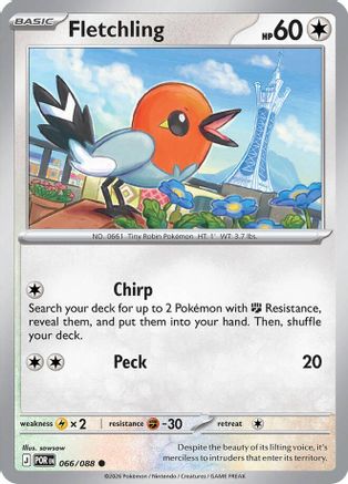 Fletchling (066/088) [ME03 Perfect Order] - Common