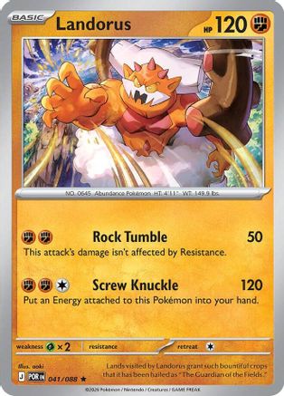 Landorus (041/088) [ME03 Perfect Order] Reverse Holofoil - Rare