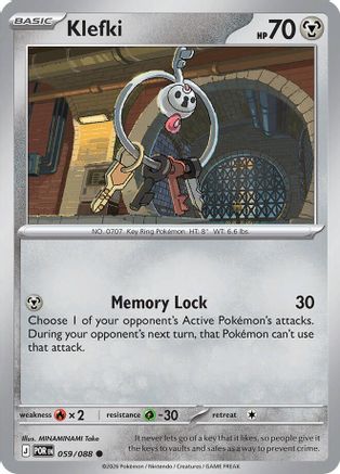Klefki (059/088) [ME03 Perfect Order] Reverse Holofoil - Common