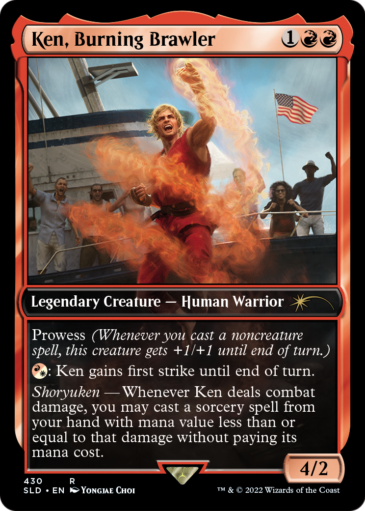 Ken, Burning Brawler (SLD-430) [Secret Lair Drop] Foil