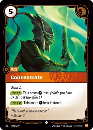 Concentrate (091/219) - Unleashed