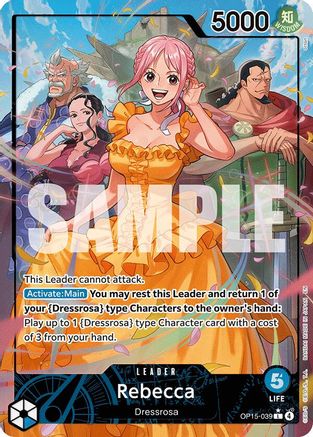 Rebecca (OP15-039) (Alternate Art) (OP15-039) - Adventure on Kami's Island Foil