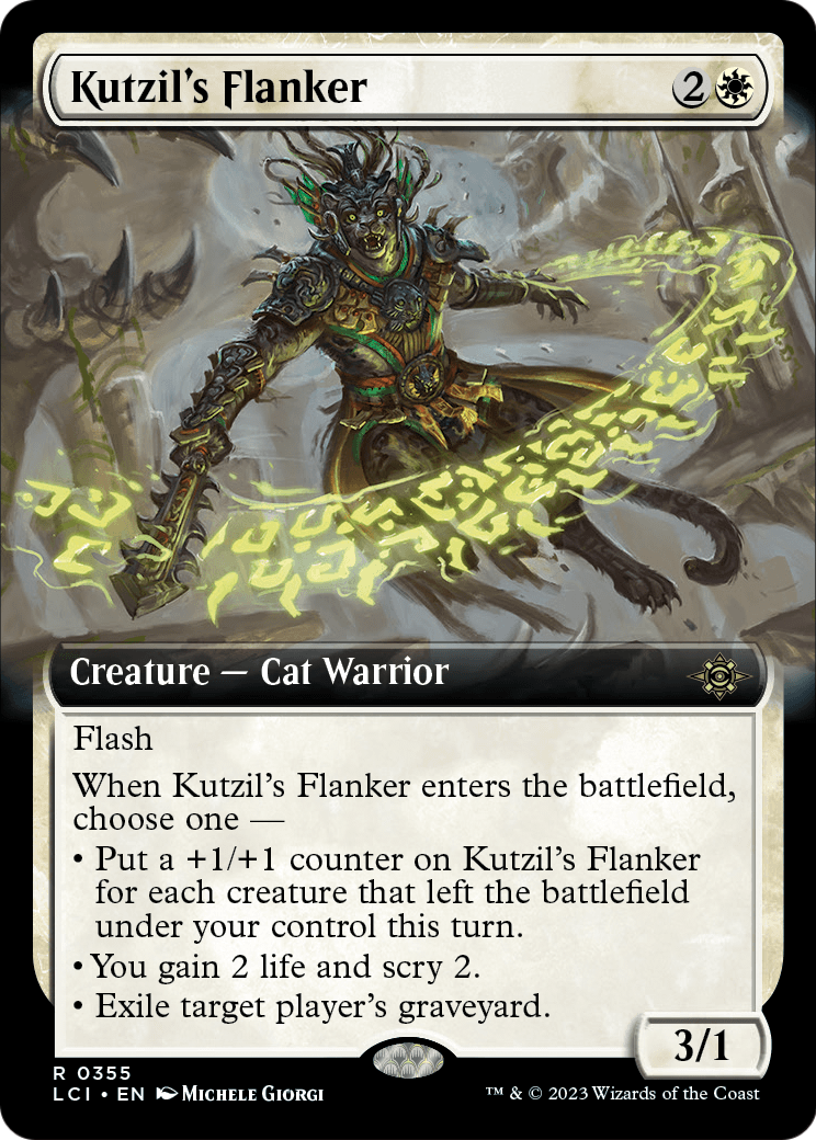 Kutzil's Flanker (Extended Art) (LCI-355) [The Lost Caverns of Ixalan]