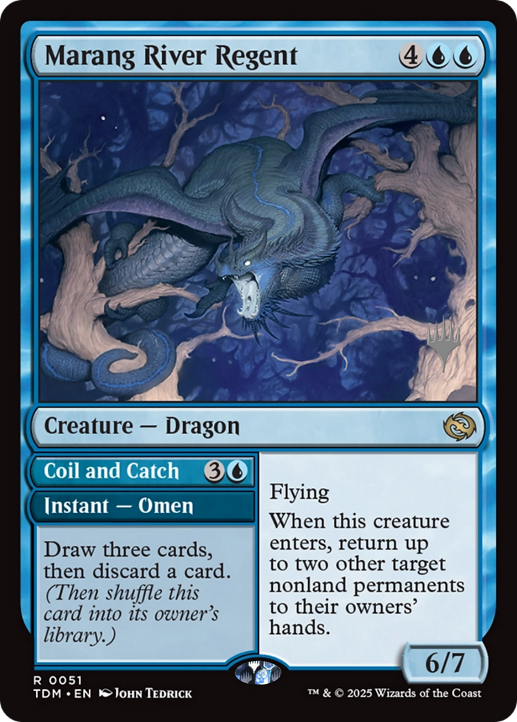 Marang River Regent (PPTDM-051) [Promo Pack: Tarkir: Dragonstorm] Foil