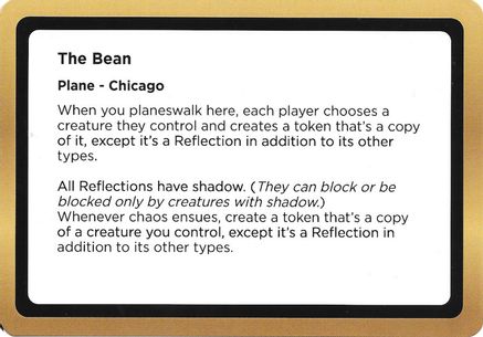 The Bean (Black Lotus Unknown Planechase) [Oversize Cards]