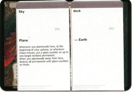 Sky Deck (Black Lotus Unknown Planechase) [Oversize Cards]