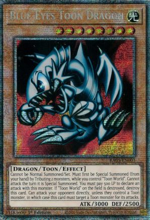 Blue-Eyes Toon Dragon (Starlight Rare) (RA05-EN003) - Rarity Collection 5 1st Edition