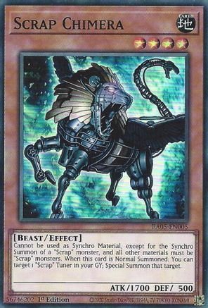 Scrap Chimera (Super Rare) (RA05-EN005) - Rarity Collection 5 1st Edition