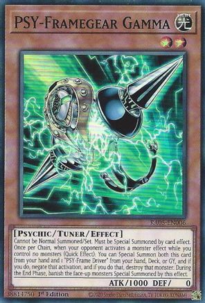 PSY-Framegear Gamma (Super Rare) (RA05-EN006) - Rarity Collection 5 1st Edition