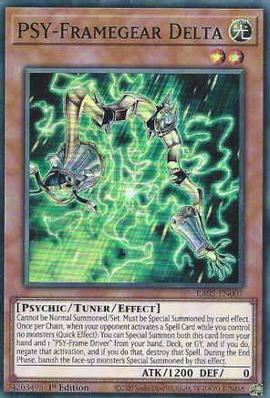 PSY-Framegear Delta (Super Rare) (RA05-EN007) - Rarity Collection 5 1st Edition