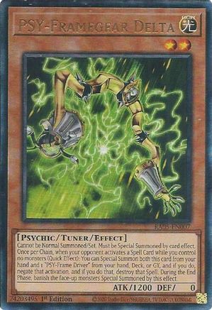 PSY-Framegear Delta (Prismatic Ultimate Rare) (RA05-EN007) - Rarity Collection 5 1st Edition