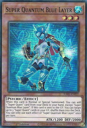 Super Quantum Blue Layer (Super Rare) (RA05-EN009) - Rarity Collection 5 1st Edition