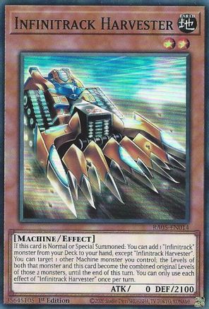 Infinitrack Harvester (Super Rare) (RA05-EN014) - Rarity Collection 5 1st Edition