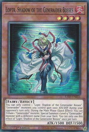 Loptr, Shadow of the Generaider Bosses (Super Rare) (RA05-EN016) - Rarity Collection 5 1st Edition