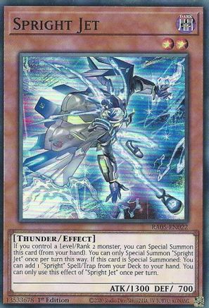 Spright Jet (Super Rare) (RA05-EN022) - Rarity Collection 5 1st Edition