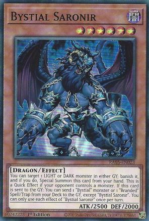 Bystial Saronir (Super Rare) (RA05-EN023) - Rarity Collection 5 1st Edition