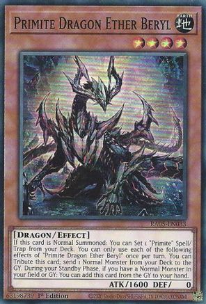 Primite Dragon Ether Beryl (Super Rare) (RA05-EN033) - Rarity Collection 5 1st Edition