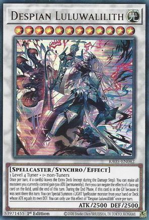 Despian Luluwalilith (Super Rare) (RA05-EN042) - Rarity Collection 5 1st Edition