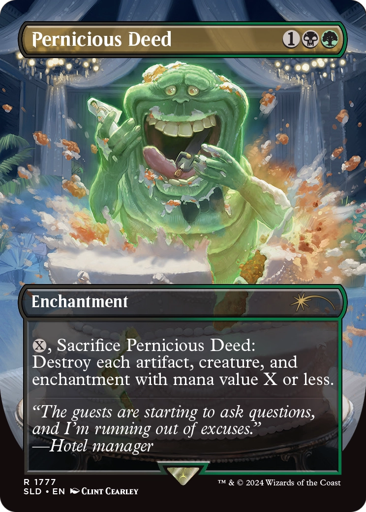 Pernicious Deed (SLD-1777) (Borderless) [Secret Lair Drop]