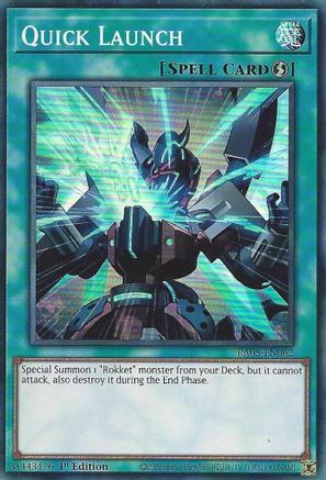 Quick Launch (Super Rare) (RA05-EN062) - Rarity Collection 5 1st Edition