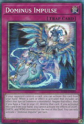 Dominus Impulse (Prismatic Collector's Rare) (RA05-EN080) - Rarity Collection 5 1st Edition