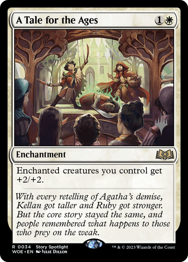 A Tale for the Ages (PPWOE-034) [Promo Pack: Wilds of Eldraine Promos] Foil