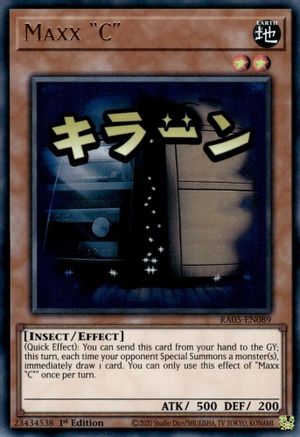 Maxx "C" (Ultra Rare) (RA05-EN089) - Rarity Collection 5 1st Edition