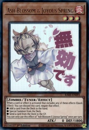 Ash Blossom & Joyous Spring (Ultra Rare) (RA05-EN091) - Rarity Collection 5 1st Edition