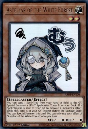 Astellar of the White Forest (Ultra Rare) (RA05-EN100) - Rarity Collection 5 1st Edition
