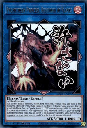 Promethean Princess, Bestower of Flames (Ultra Rare) (RA05-EN107) - Rarity Collection 5 1st Edition