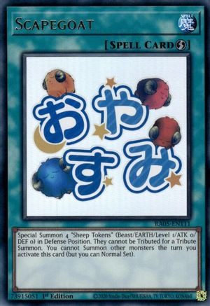 Scapegoat (Ultra Rare) (RA05-EN111) - Rarity Collection 5 1st Edition