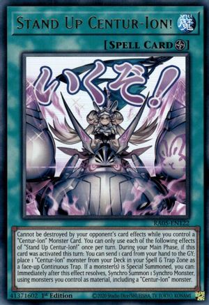 Stand Up Centur-Ion! (Ultra Rare) (RA05-EN122) - Rarity Collection 5 1st Edition