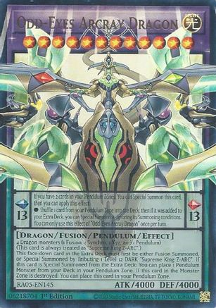 Odd-Eyes Arcray Dragon (Ultra Rare) (RA05-EN145) - Rarity Collection 5 1st Edition