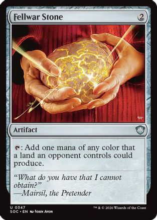 Fellwar Stone (SOC-347) [Commander: Secrets of Strixhaven]