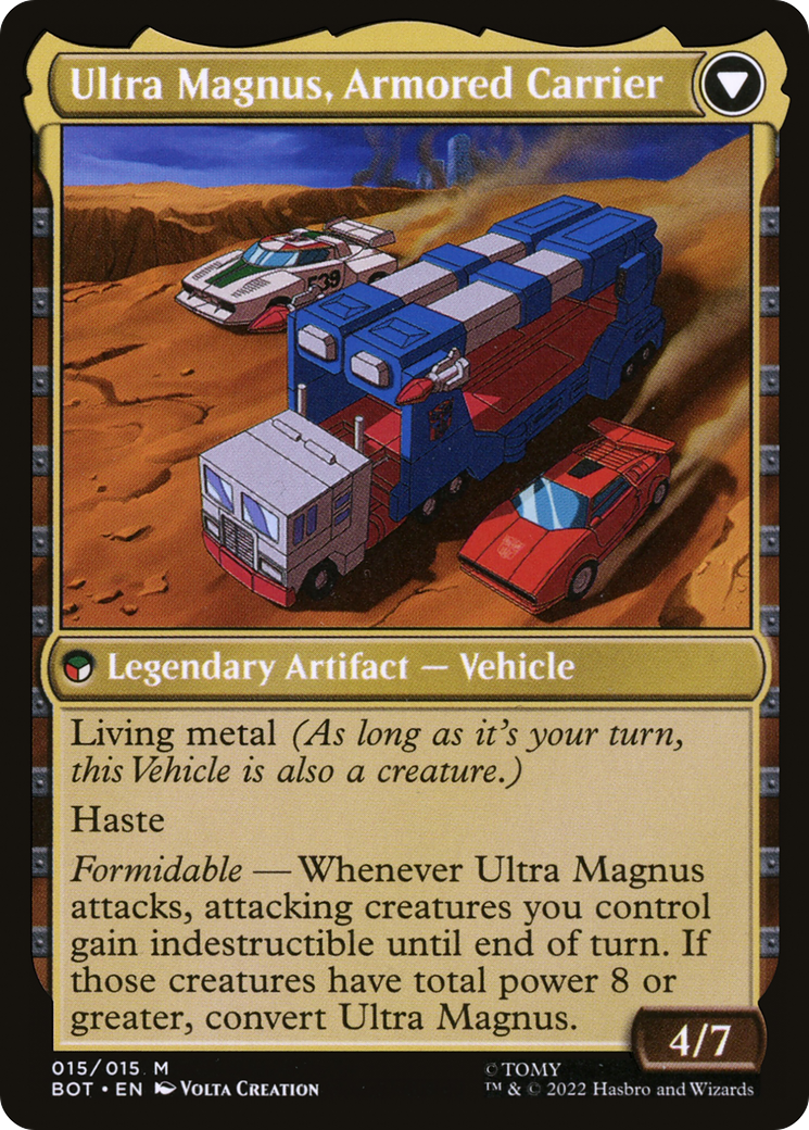 Ultra Magnus, Tactician (BOT-015) [Transformers] Foil