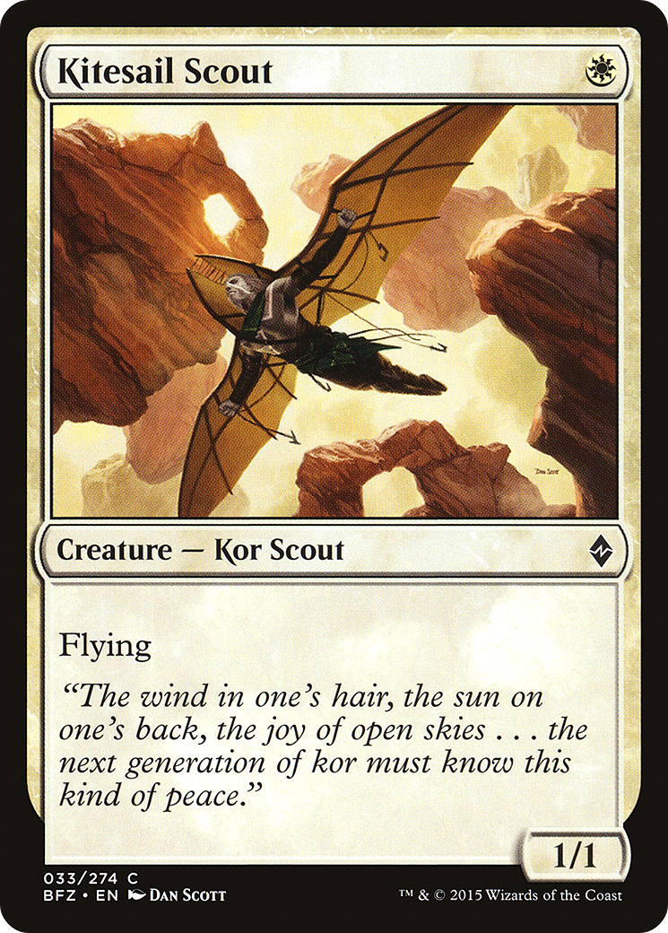 Kitesail Scout (BFZ-033) [Battle for Zendikar]